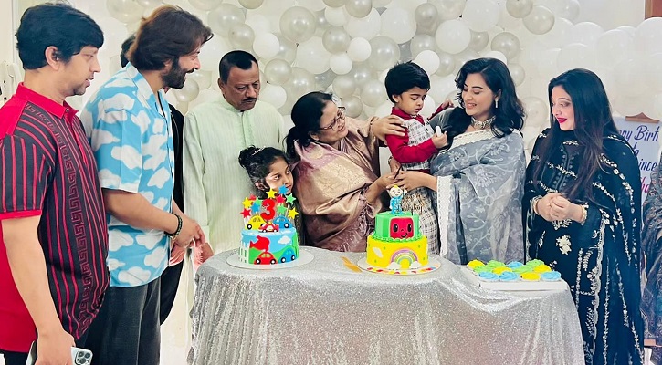 বীরের জন্মদিনে একফ্রেমে শাকিব-বুবলী, তবে দুজন দুই প্রান্তে
